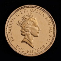 1986 Gold Proof &pound;2