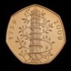 2009 Kew Gardens Gold Proof 50p - 2