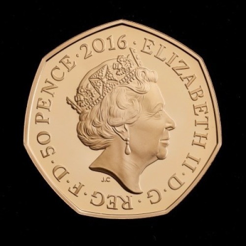 2016 Beatrix Potter Gold Proof 50p