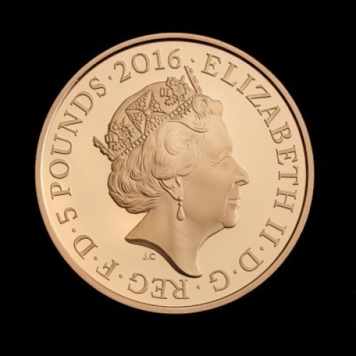2016 &pound;5 Gold Proof Coin
