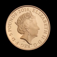 2016 &pound;5 Gold Proof Coin