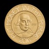 2016 Shakespeare Gold Proof 5oz - 2