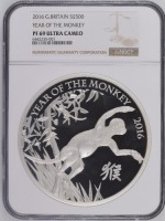 2016 Lunar Year of the Monkey Silver Proof &pound;500