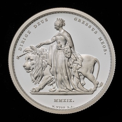 2019 Great Engravers Una and the Lion Silver Proof £5