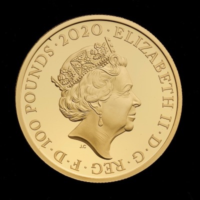 2020 James Bond Gold Proof £100 Three-Coin Set