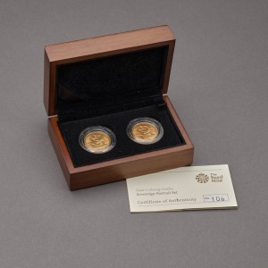 Saxe-Coburg-Gotha Two-Coin Portrait Set
