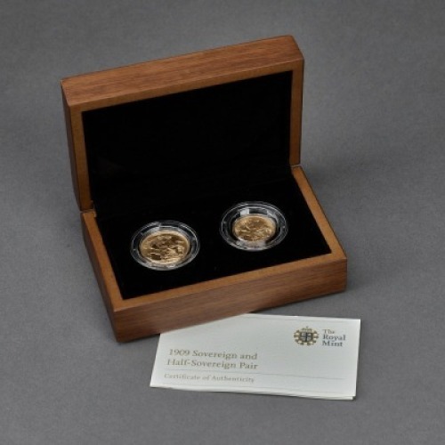 1909 Sovereign and Half-Sovereign