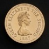 1987 Jersey Gold Proof &pound;1 - 2