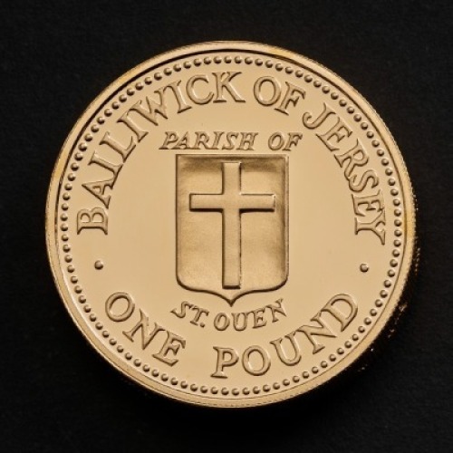 1987 Jersey Gold Proof &pound;1