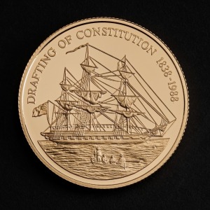 1988 Pitcairn Islands 150th Anniversary $250 Gold Proof Coin