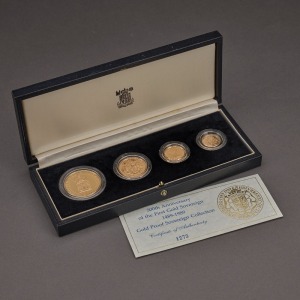 1989 Gold Proof Sovereign Four-Coin Set