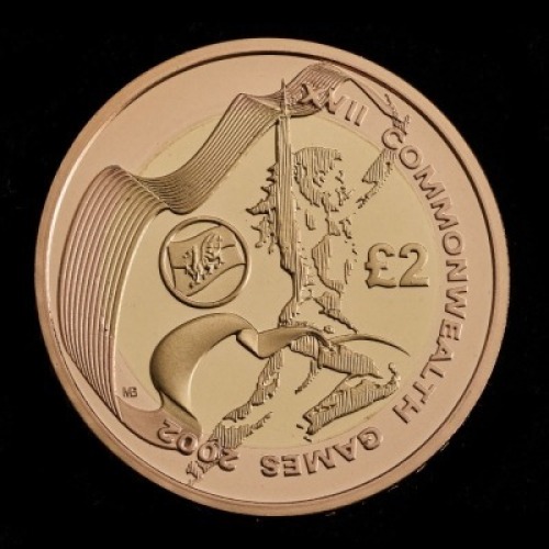2002 Commonwealth Games &pound;2 Gold Proof Four-Coin Set