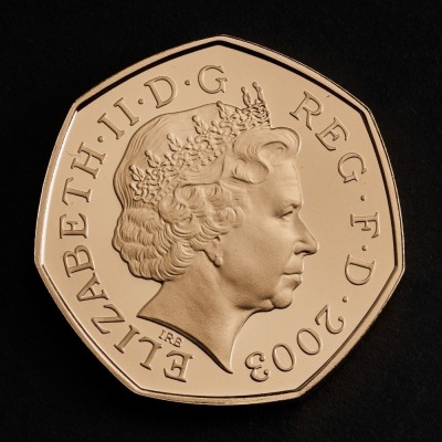 100th Anniversary of Women’s Social & Political Union 2003 Gold Proof 50p Coin