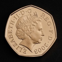 100th Anniversary of Women&rsquo;s Social & Political Union 2003 Gold Proof 50p Coin