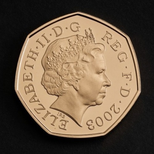 100th Anniversary of Women&rsquo;s Social & Political Union 2003 Gold Proof 50p Coin