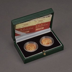 2006 Gold Proof £2 Brunel Two- Coin Set