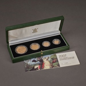 2007 Four-Coin Sovereign Set