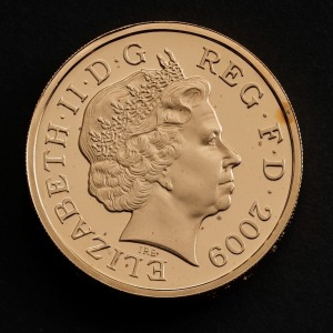 2008 Shield of Royal Arms Gold Proof £1 Coin