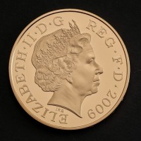 2009 Henry VIII UK &pound;5 Gold Proof Coin