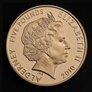 2010 Royal Engagement Alderney £5 Gold Proof Coin