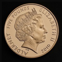 2010 Royal Engagement Alderney &pound;5 Gold Proof Coin