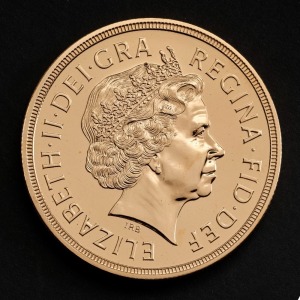 2010 Gold Brilliant Uncirculated Five-Sovereign Piece