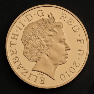 2010 Restoration of the Monarchy UK £5 Gold Proof Coin