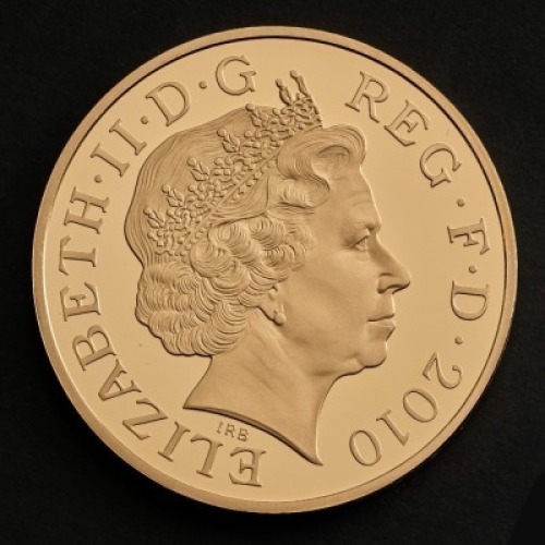 2010 Restoration of the Monarchy UK &pound;5 Gold Proof Coin