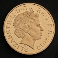 2010 Restoration of the Monarchy UK &pound;5 Gold Proof Coin