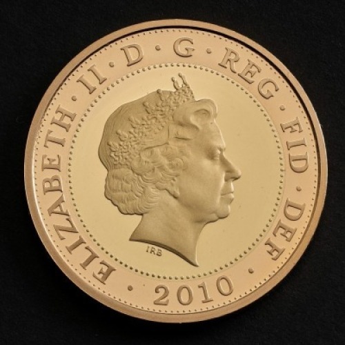 2010 Florence Nightingale UK &pound;2 Gold Proof Coin