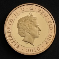 2010 Florence Nightingale UK &pound;2 Gold Proof Coin