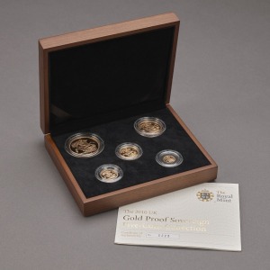 2010 UK Gold Proof Sovereign Five-Coin Collection