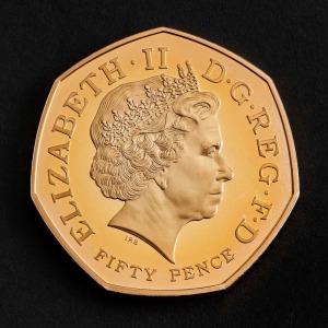 2011 WWF UK 50p Gold Proof Coin