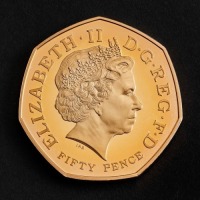 2011 WWF UK 50p Gold Proof Coin