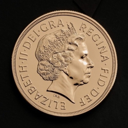 2012 Gold Brilliant Uncirculated Five-Sovereign Piece