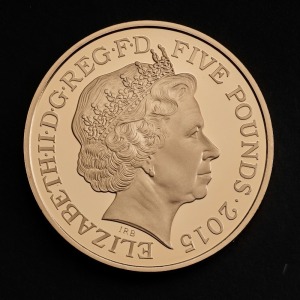 2015 Winston Churchill Gold Proof £5 Coin