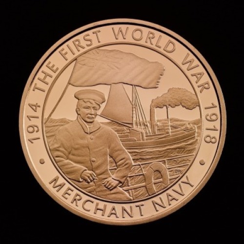 First World War Centenary &ndash; 2015 UK &pound;5 Gold Proof Six-Coin Set