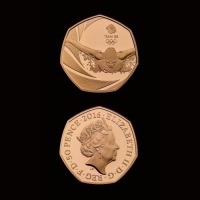 Team GB 2016 UK Gold Proof 50p Coin