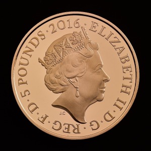 The Queen’s 90th Birthday 2016 Gold Proof UK £5 Coin