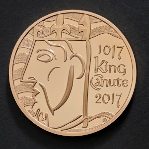 2017 1,000th Anniversary of King Canute Gold Proof £5 Coin