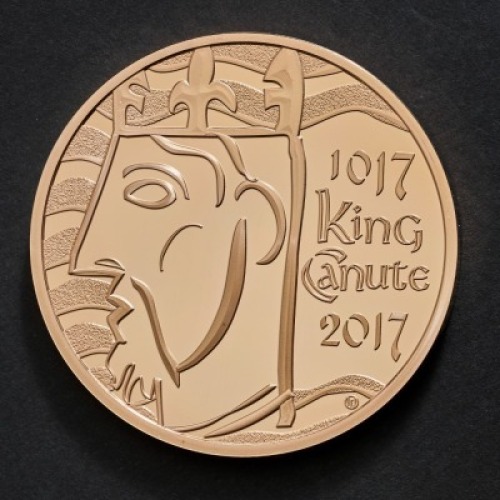2017 1,000th Anniversary of King Canute Gold Proof &pound;5 Coin