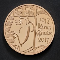 2017 1,000th Anniversary of King Canute Gold Proof &pound;5 Coin