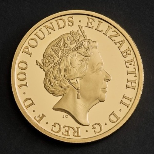 2019 Queen&rsquo;s Beasts (Falcon) 1oz Gold Proof Coin