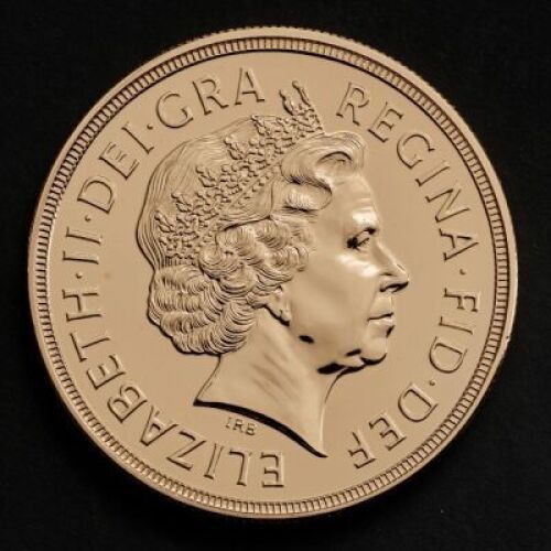 2012 Gold Brilliant Uncirculated Five-Sovereign Piece
