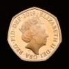 The 50th Anniversary of the 50p 2019 UK 50p Gold Proof Five-Coin Set &ndash; British Culture - 2