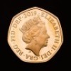 The 50th Anniversary of the 50p 2019 UK 50p Gold Proof Five-Coin Set &ndash; British Culture - 4