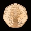 The 50th Anniversary of the 50p 2019 UK 50p Gold Proof Five-Coin Set &ndash; British Culture - 9