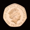 The 50th Anniversary of the 50p 2019 UK 50p Gold Proof Piedfort Five-Coin Set – British Culture - 2