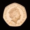 The 50th Anniversary of the 50p 2019 UK 50p Gold Proof Piedfort Five-Coin Set &ndash; British Culture - 6
