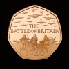 The 50th Anniversary of the 50p 2019 UK 50p Gold Proof Piedfort Five-Coin Set - British Military - 3